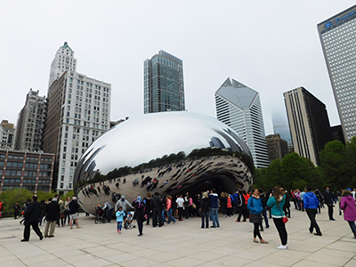 Cloud Gate at Millenium Park in Chicago