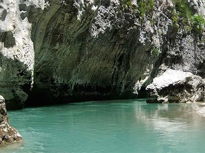 Gorges Verdon dans les Alpes française