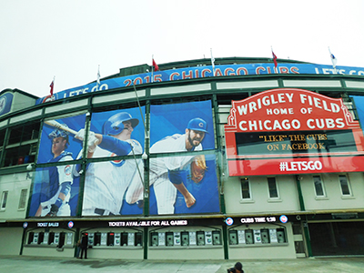 Stade de baseball Wrigley Field à Chicago